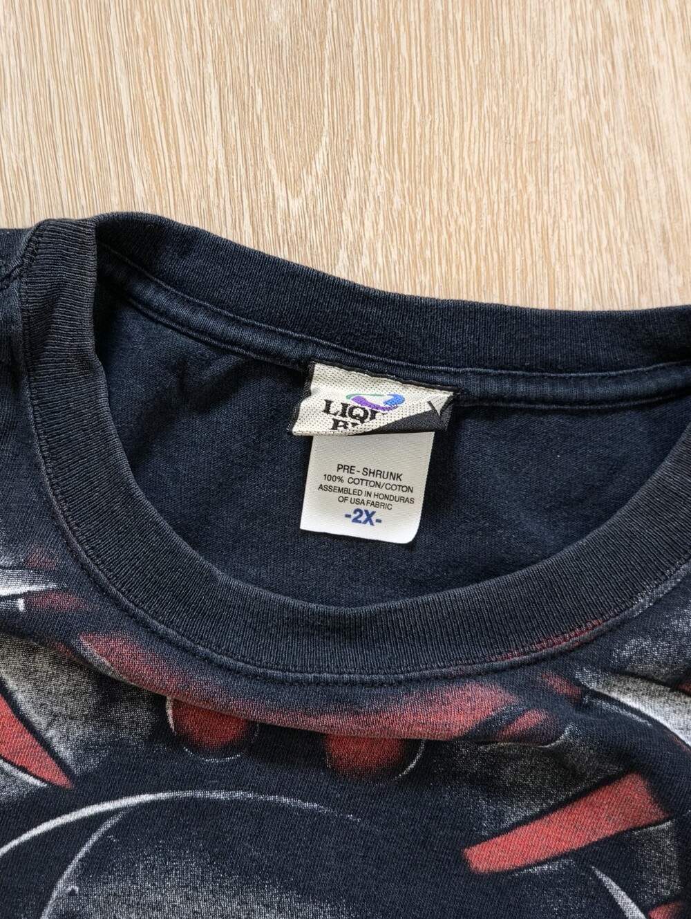 Vintage 1998 Liquid Blue skull tee - Picture 2 of 4